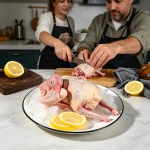 Premium Smoked Chilled Whole Pigeon High Protein Low Fat Fresh Squab Vacuum Pack for Restaurants Catering