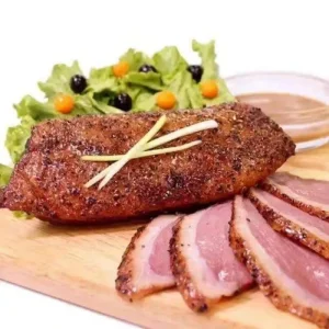 Ready Sliced Fresh Frozen Meat Black Pepper Duck Breast for Bistro Dishes