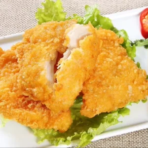 Ready to Eat Prepared 100g High Protein Breaded Chicken Breast Fillets