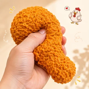 Realistic Chicken Drumstick Squishy Stress Relief Toy Soft Slow Rebound Squeeze Toy