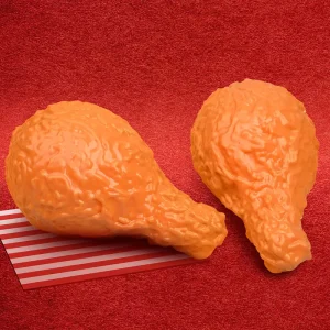 Realistic Chicken Leg Squishy Soft Slow Rebound Drumstick Toy Stress Relief Squeeze Toy for Kids & Adults