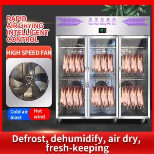 Restaurant-Grade Duck Embryo Cabinet for Crispy Pork Belly Ham 360° Cyclone Airflow Design and Multi-Temp Control Air Drying