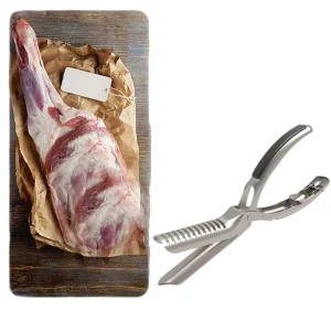 Rib Membrane Removal Tool Rib Prep Tool Stainless Steel BBQ Rib Skinner