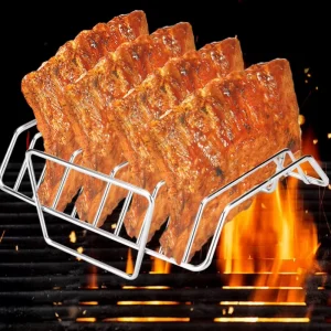 Rib Rack Grill Non stick Grill Rack Steak Rack Grill Thick BBQ Cooking Tools Lamb Rack Grill