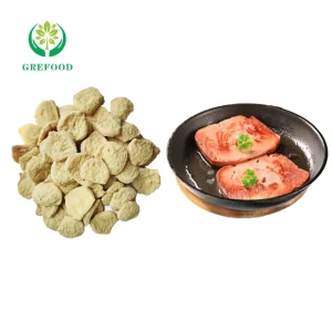 Rich Fiber Pork Substitute by Textured Vegetable Protein TVP Chewy Textured Soy Protein Meat Customizable Fast Food Ingredients