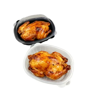 Roast Chicken Container Whole Chicken Plastic Tray Disposable Packaging Tray