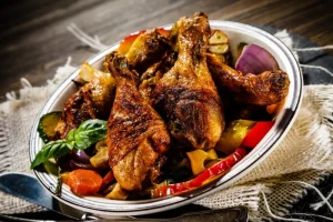 Roast Fried Chicken Full Leg Barbecue Fast Food Chicken Full Leg