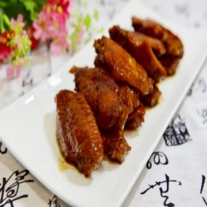Roasted Chicken Wing Middles Crispy Skin and Juicy Inside