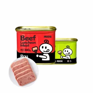 Salt Preserved Beef Luncheon Meat Canned Beef from China