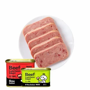 Salt-Preserved Canned Corned Beef Product