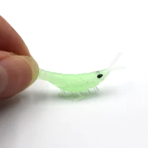 Selco China Portable Fishing Soft Bait Glow Luminous Shrimp Lure