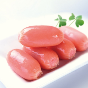Selected Fresh Chicken Is Combined with High Quality Casing to Make Mini Chicken Sausages
