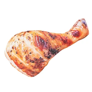 Simulated Chicken Drumstick Soft Cushion Pillow Stuffed with PP Cotton Plush Toy