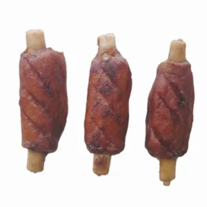 Small BBQ Ribs Chicken Meat Dry Pet Food Dog Dental Chewer Snacks