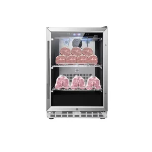Smart Commercial Dry Aged Beef Fridge with UVC Sterilization & Precision Humidity Control for Steakhouse