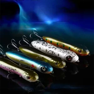 Snake Head Catfishing Floating Fishing Lures Rattle Sound Louder Super Spook Fishing China Printed Pencil Lure 7 Cm Snake 10 M
