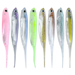 Soft Dropshot Bass Lure Accessory Artificial Bionic Baits Lure Swimbait Tail Bass Gulp Soft Lures
