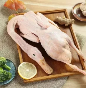Specialty Whole Black Duck Cooked Heated Ready to Eat Spicy Dry