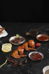 Spicy Double Male Barbecue Chicken with Wings