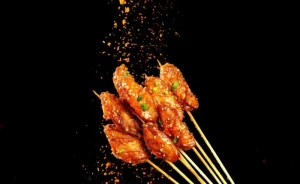 Spicy Honey Sauce Grilled Wings Grilled Snacks Low Fat Frozen