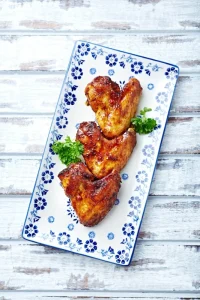 Spicy Roasted Chicken Wings with Green Sichuan Pepper Flavor Fully Cooked