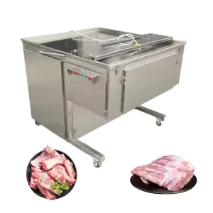 Stainless Steel Bone Cutting Machine for Mutton Pork Heavy Duty Fresh Beef Lamb Chop Dicing Machine with Safety Guard