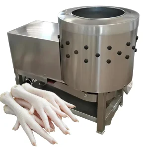 Stainless Steel Chicken Feet Peeling Machine Duck Feet Yellow Skin Removal Chicken Paw Skinning Machine