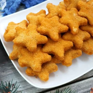 Star Shaped Chicken Pieces with a Fresh and Fragrant Flavor