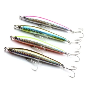 Stocked Sinking Stick Pencil Lure 95mm 17g Sinking Stickbaits Pencil Bait Fishing Lures Deep Flutter Diver