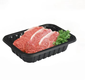 Supermarket Takeaway Fresh White Black Meat Beef Tray PP Disposable Meat Tray