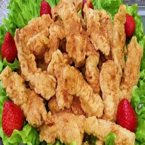Sweet and Savory Quick Fried Chicken Fritters in Homemade Style with Artisanal Flair