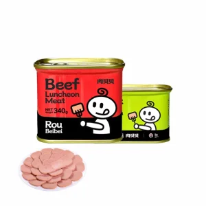 Tasty Beef Canned Meat Long Shelf Life Ready to Eat Stewed Beef for Outdoor Preserved with Salt