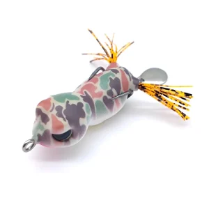 Thunder Frog Lures Powerful Fish Attraction with Glittering Blades Professional Fishing Gear for Catching Big Fish