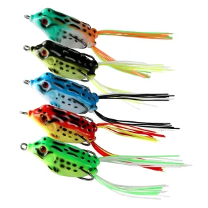 Topwater Soft Frog Lure Soft Frog Fishing Lures Snakeheaded Fish Frog Lures