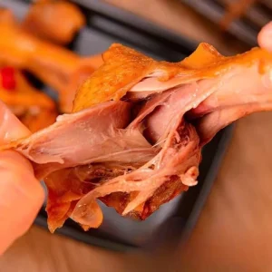 Vacuum Packed Chinese Dried Tiger Skin Duck Leg Snacks 42g Nutritious Individual Bags Different Spicy Snacks