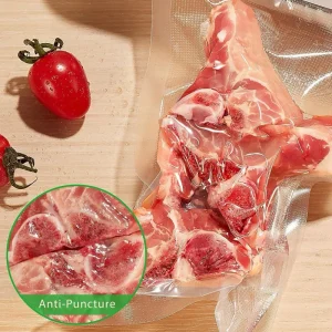 Vacuum Seal Bags for Food Storage Custom Printed Vacuum Sealer Bags for Fresh Meat Fruit Vegetables Bread Preservation