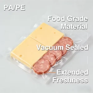 Vacuum Sealer Bags Professional Manufacturer Food Grade Bags for Dry Aging Kitchen Storage Transparent Vacuum Pouches