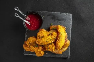 Vine Pepper Coated Powder Golden Leg Meat Crispy Meat Tycoon