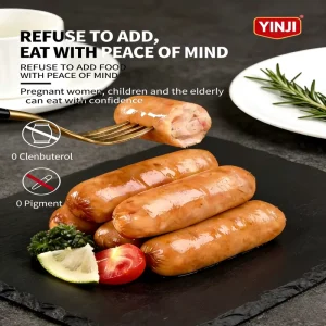 Volcanic Stone Baked Pork Sausage Premium Frozen BBQ Salty Hard Custom Flavor and Packaging
