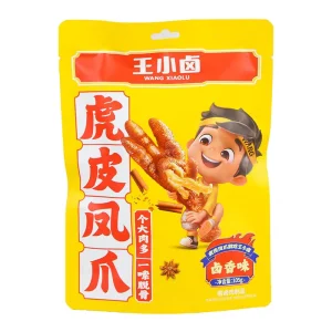 Wangxiaolu Brand Chinese Snack Chicken Feet Braised Fried Chicken Feet
