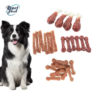 Wanpy Tasty Meat Paste Dog Treat 10 Pieces Duck Meat For All Size Dogs Treat
