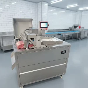 XTIME Electric Driven Automatic Meat Dice Cutter Frozen Meat Slicer Rib Cutter Machine