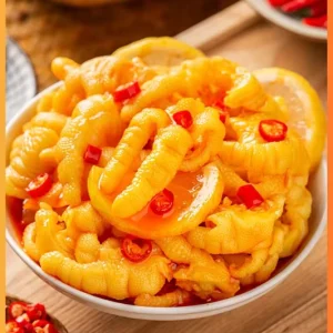280g Bag of Blended Pickled Chicken Feet with Chili Peppers and Lemon Flavored Sauce for Restaurant Commercial Use
